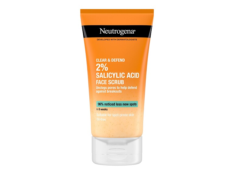 Peeling Neutrogena Clear & Defend Facial Scrub 150 ml