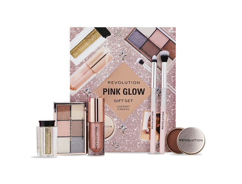 Lidschatten Makeup Revolution London Pink Glow Gift Set 4,2 g Sets