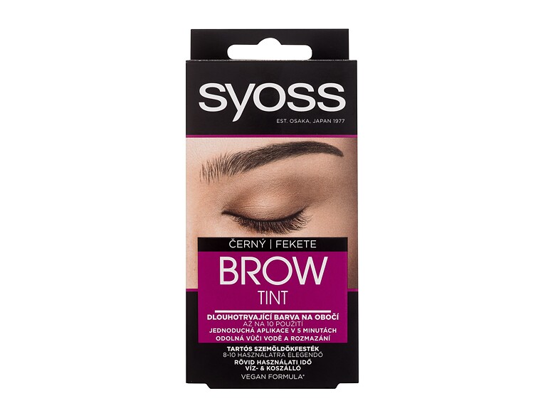 Augenbrauenfarbe Syoss Brow Tint 17 ml Black