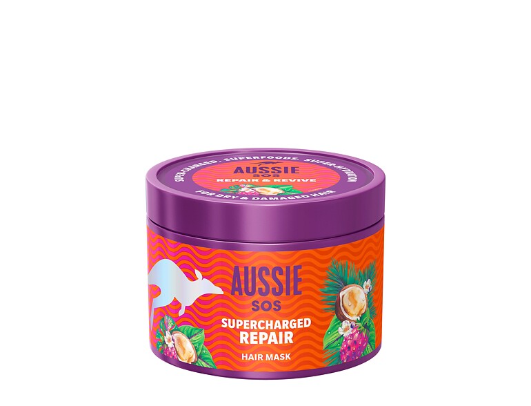 Haarmaske Aussie SOS Supercharged Repair Hair Mask 500 ml