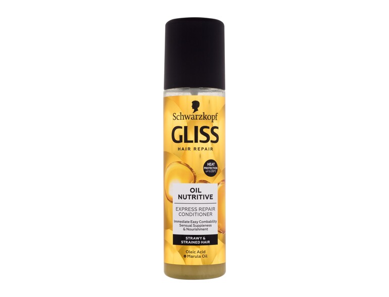 Conditioner Schwarzkopf Gliss Oil Nutritive Express-Repair-Conditioner 200 ml