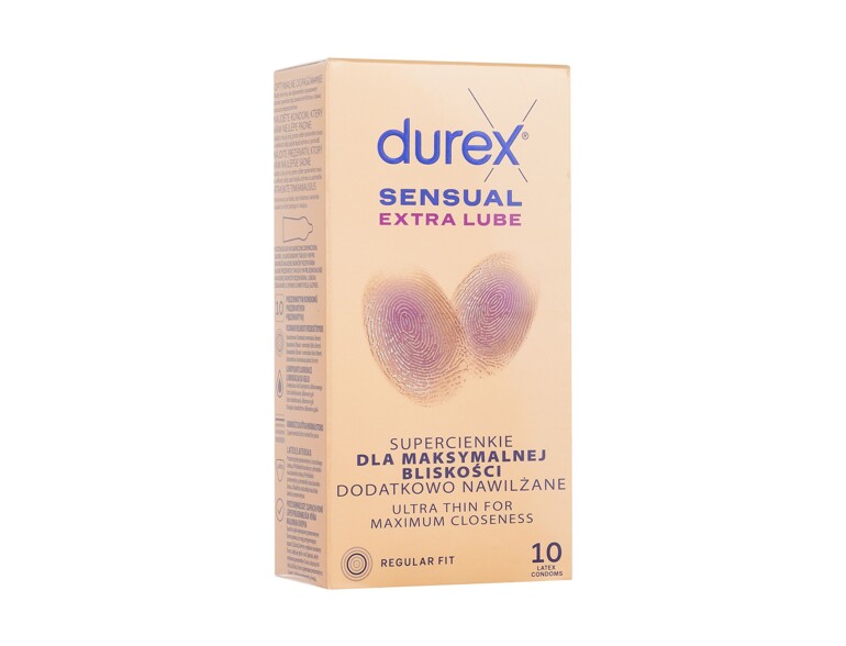 Kondom Durex Sensual Extra Lube 10 St.