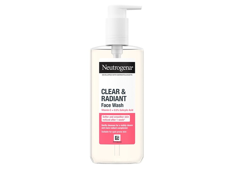 Reinigungsgel Neutrogena Clear & Radiant Face Wash 200 ml