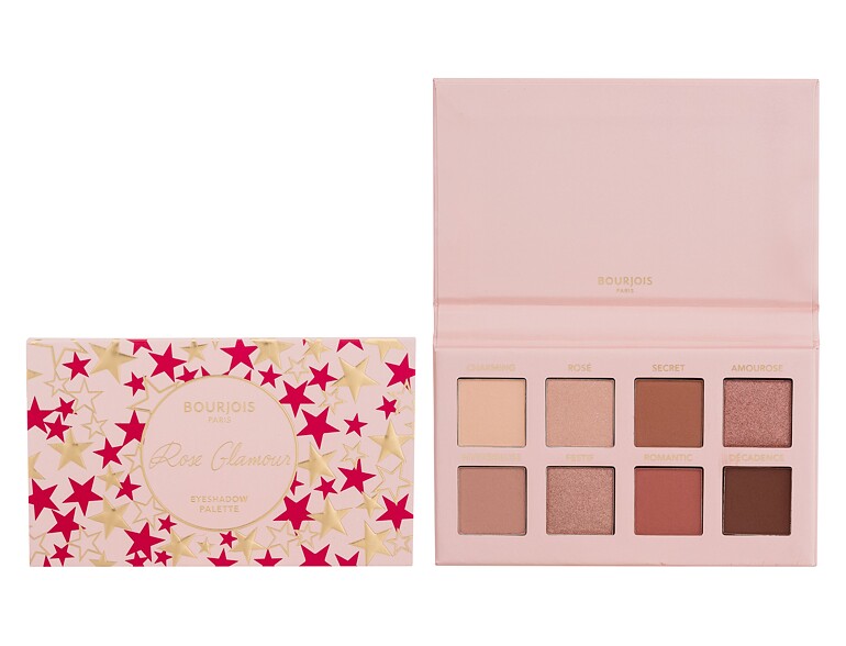 Lidschatten BOURJOIS Paris Rose Glamour Eyeshadow Palette 6,8 g