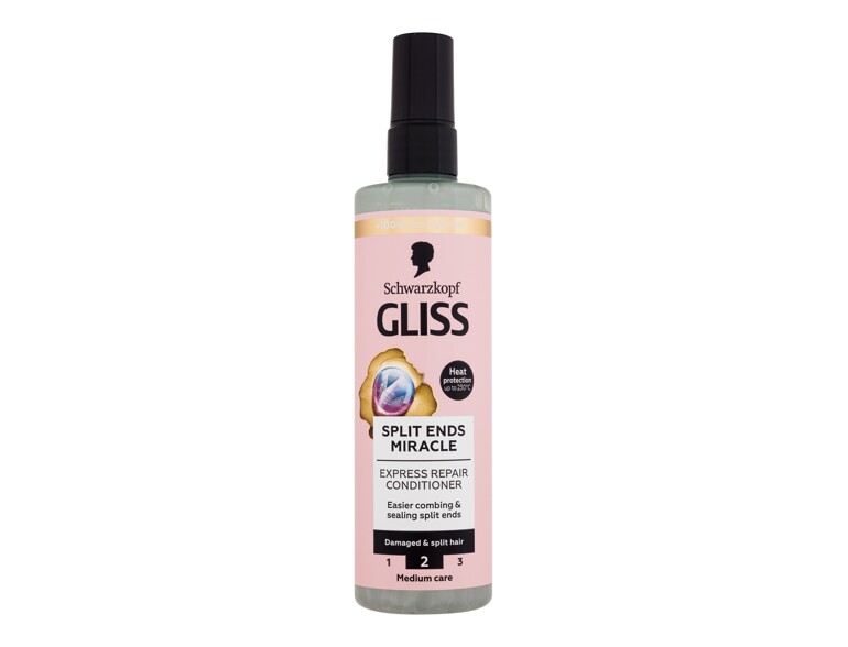 Pflege ohne Ausspülen Schwarzkopf Gliss Split Ends Miracle Expres Repair Conditioner 200 ml