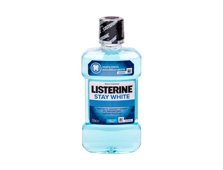 Mundwasser Listerine Stay White Mouthwash 250 ml Beschädigtes Flakon