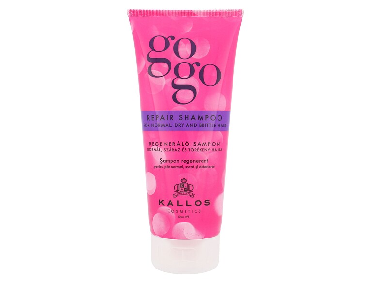 Shampoo Kallos Cosmetics Gogo Repair 200 ml Beschädigte Verpackung