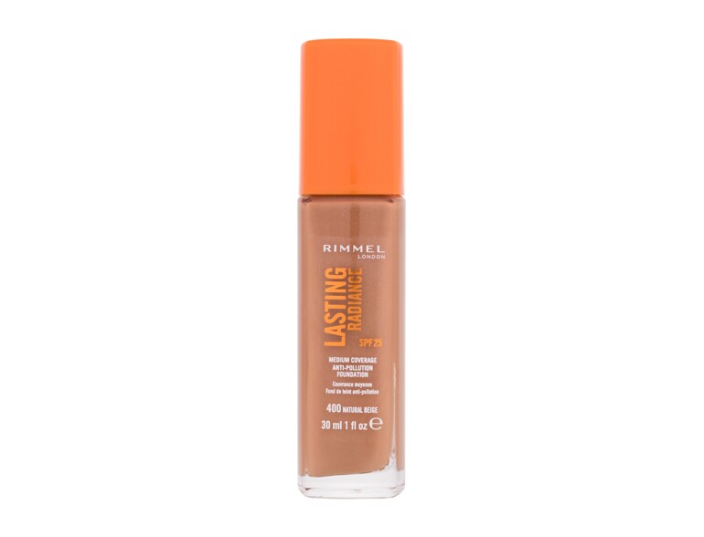 Foundation Rimmel London Lasting Radiance SPF25 30 ml 400 Natural Beige