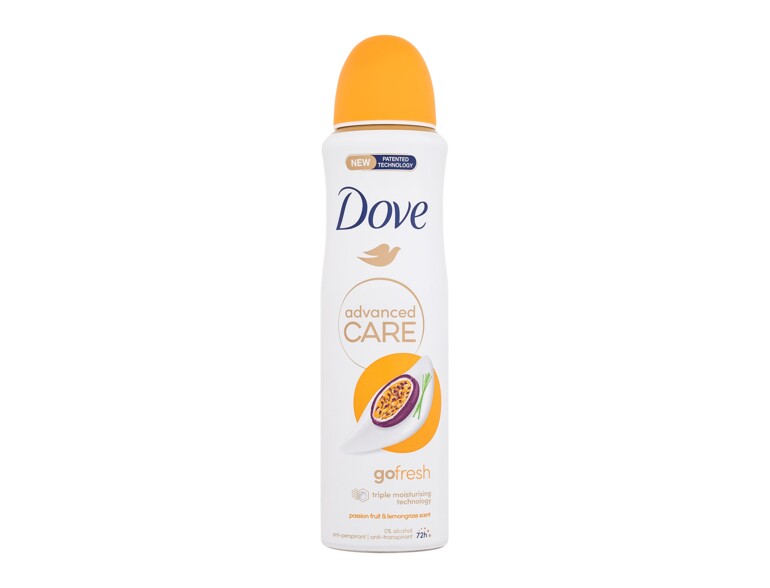 Antiperspirant Dove Advanced Care Go Fresh Passion Fruit & Lemongrass 150 ml