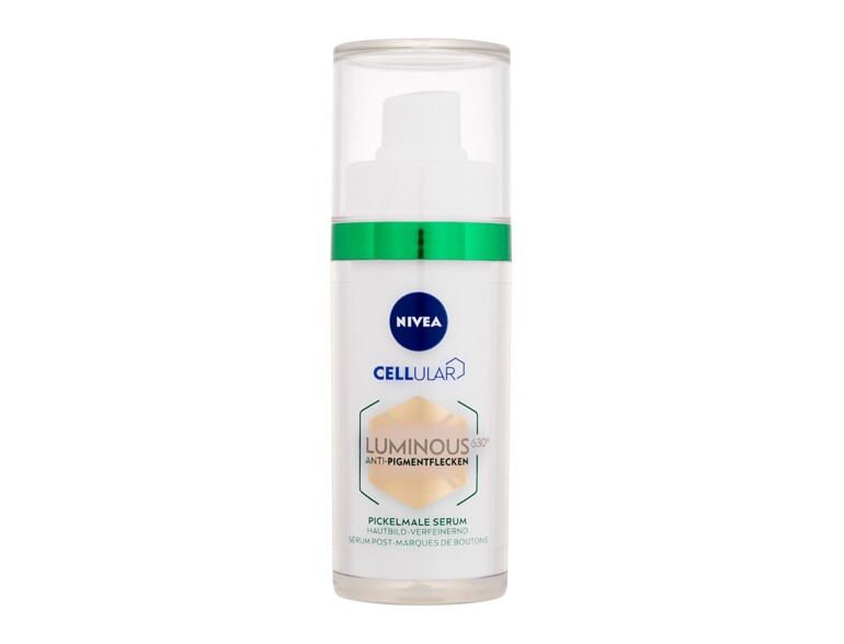 Gesichtsserum Nivea Luminous 630 Antispot Post-Acne Marks Serum 30 ml Beschädigte Schachtel