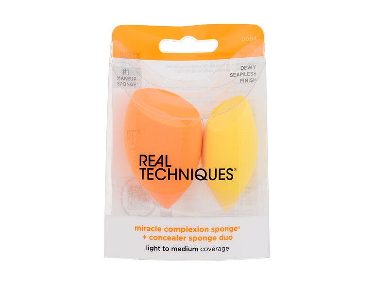 Applikator Real Techniques Miracle Complexion Sponge + Concealer Sponge Duo 1 St.