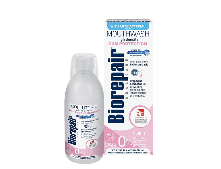 Mundwasser Biorepair Antibacterial Mouthwash Gum Protection 500 ml