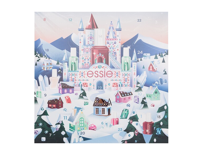 Nagellack Essie Nail Lacquer Wonderland Advent Calendar 213 ml Beschädigte Schachtel Sets