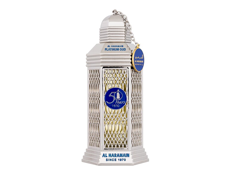 Eau de Parfum Al Haramain 50 Years Platinum Oud 100 ml Beschädigte Schachtel