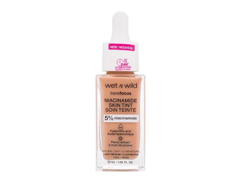 Foundation Wet n Wild Bare Focus Niacinamide Skin Tint 32 ml Natural Light