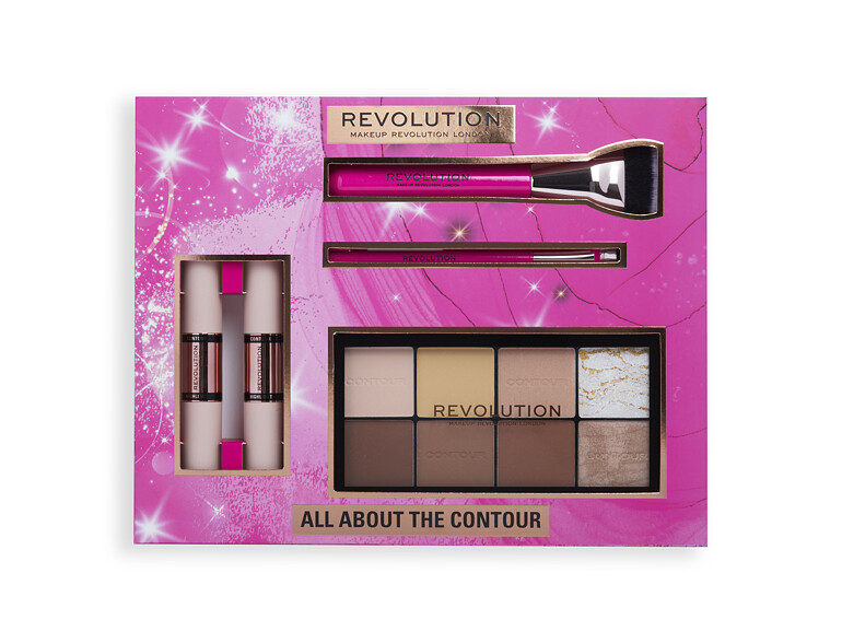 Contouring Palette Makeup Revolution London All About The Contour Gift Set 16 g Sets