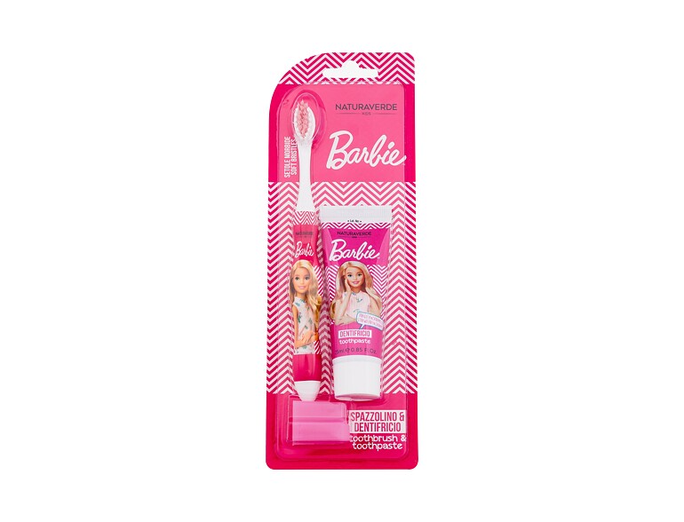 Zahnpasta  Naturaverde Barbie Toothbrush + Toothpaste 25 ml Sets