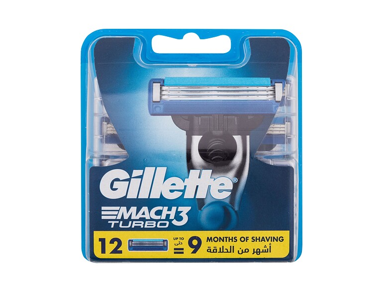 Ersatzklinge Gillette Mach3 Turbo 12 St.