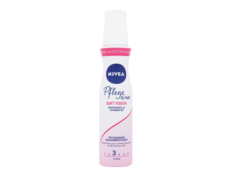 Haarfestiger Nivea Care & Hold Soft Touch Caring Mousse 150 ml Beschädigtes Flakon