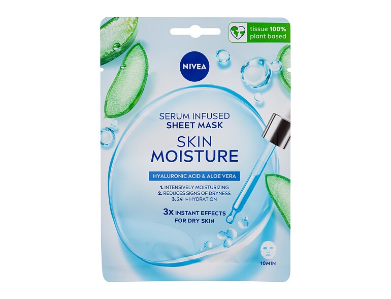 Gesichtsmaske Nivea Skin Moisture Serum Infused Sheet Mask 1 St.