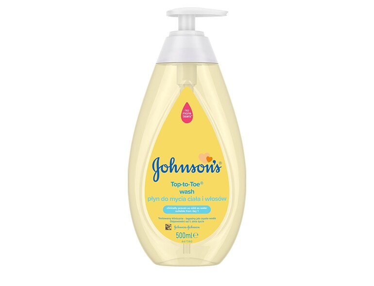 Duschgel Johnson´s Top-to-Toe Wash 500 ml