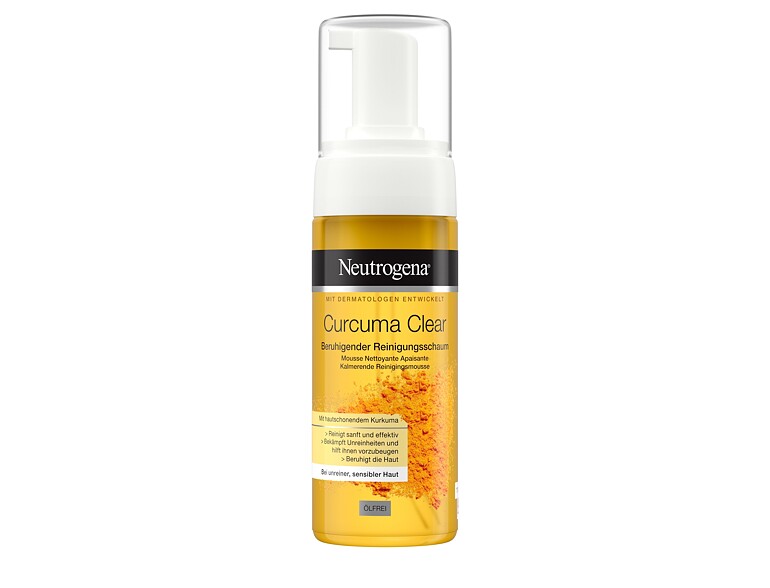 Reinigungsschaum Neutrogena Curcuma Clear Cleansing Mousse 150 ml