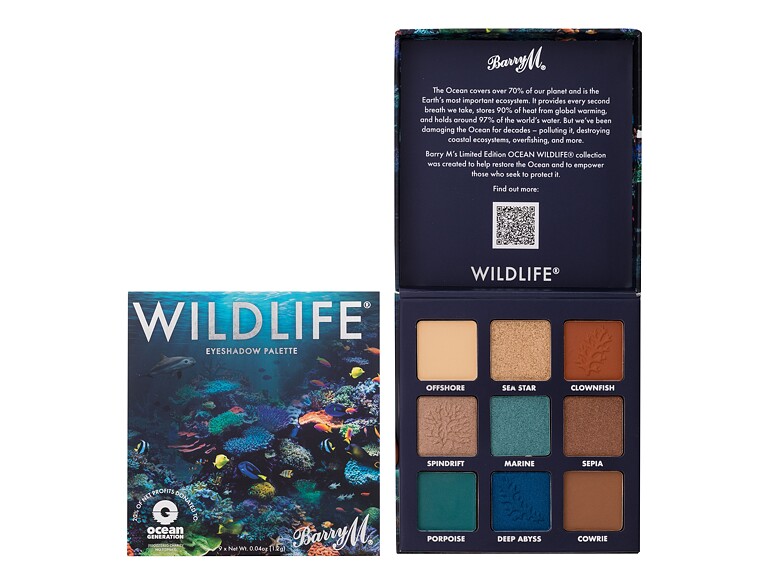 Lidschatten Barry M Wildlife Ocean Eyeshadow Palette 10,8 g