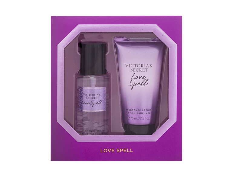 Körperspray Victoria´s Secret Love Spell SET1 75 ml Beschädigte Schachtel Sets