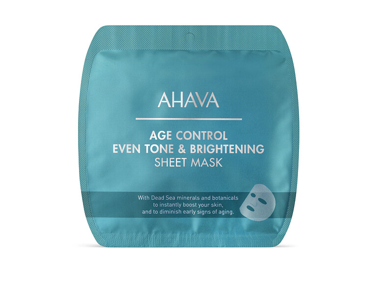 Gesichtsmaske AHAVA Age Control Even Tone & Brightening Sheet Mask 17 g