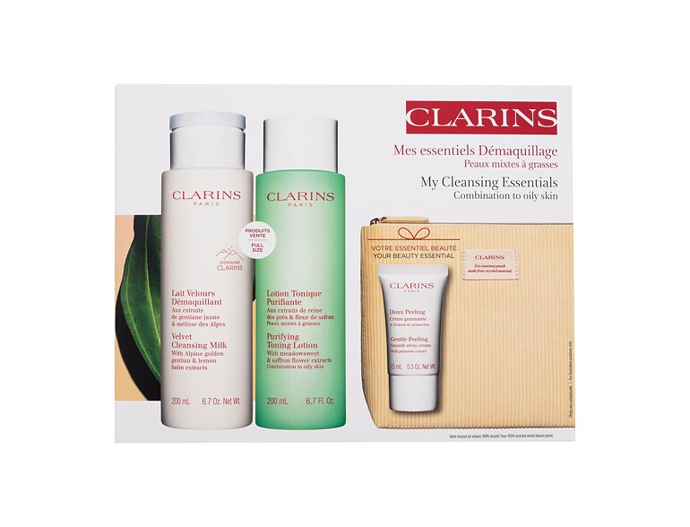 Reinigungsmilch Clarins My Cleansing Essentials 200 ml Sets