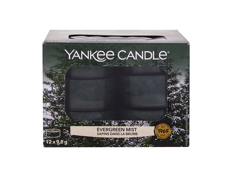 Duftkerze Yankee Candle Evergreen Mist 117,6 g Beschädigte Schachtel