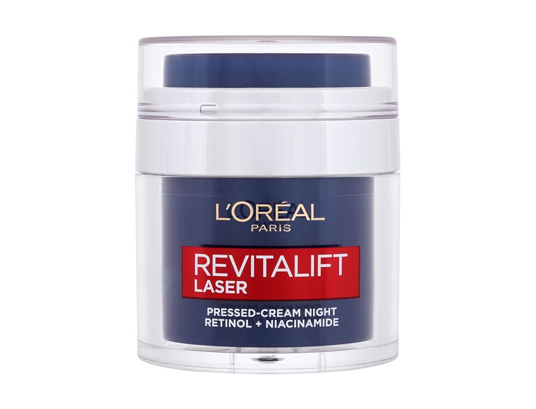 Nachtcreme L'Oréal Paris Revitalift Laser Pressed-Cream Night Retinol + Niacinamide 50 ml Beschädigte Schachtel