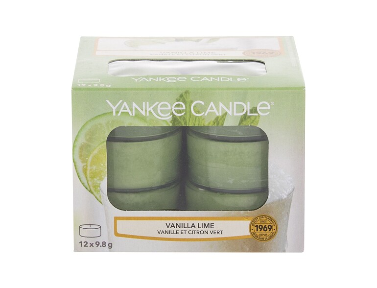 Duftkerze Yankee Candle Vanilla Lime 117,6 g Beschädigte Schachtel