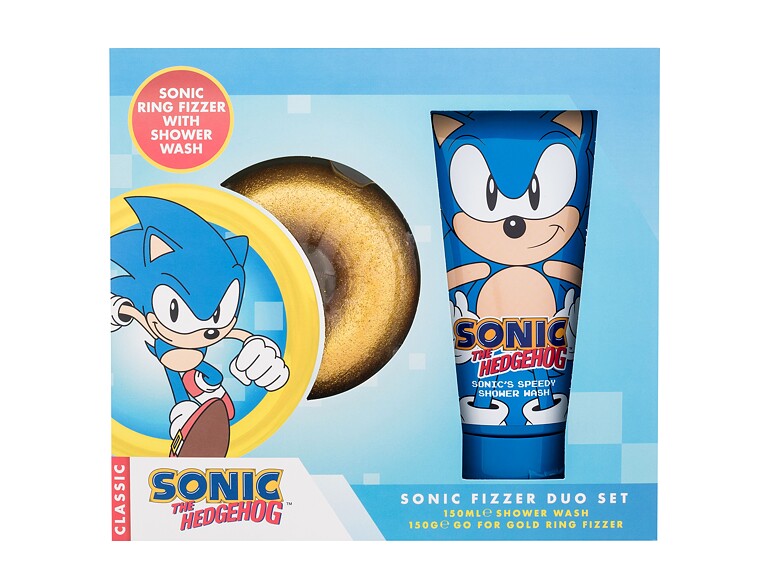 Badebombe Sonic The Hedgehog Bath Fizzer Duo Set 150 g Beschädigte Schachtel Sets