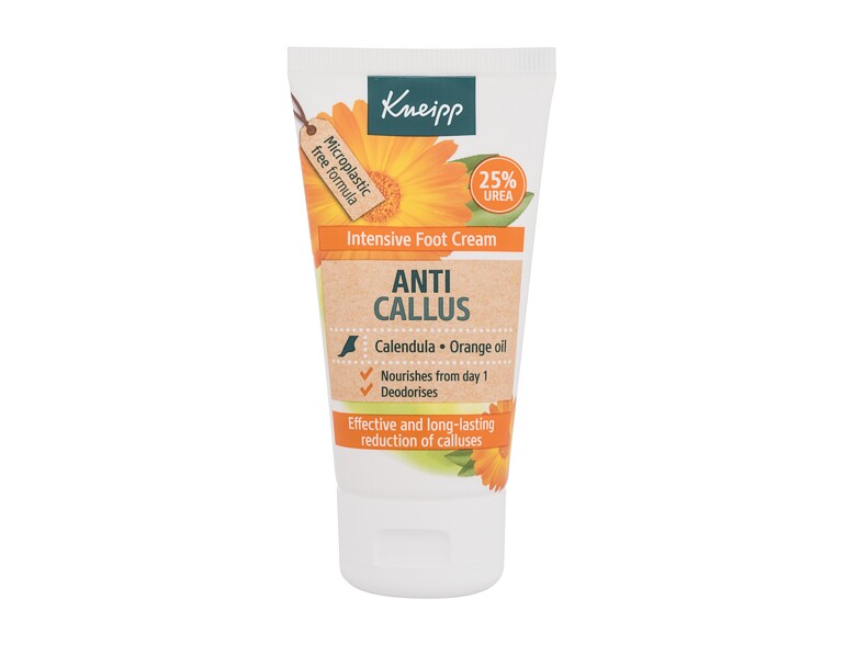 Crema per i piedi Kneipp Foot Care Anti Callus Calendula & Orange 50 ml scatola danneggiata