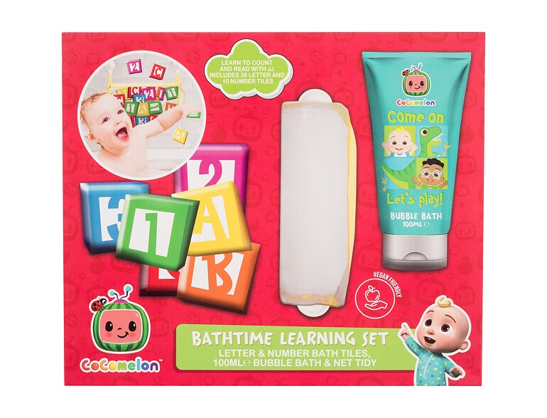 Badeschaum Cocomelon Bathtime Learning Set 100 ml Beschädigte Schachtel Sets