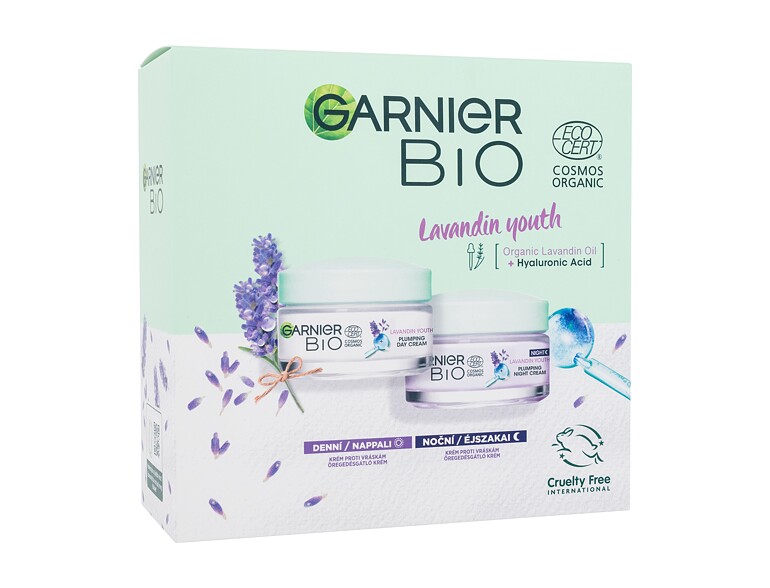 Tagescreme Garnier Bio Lavandin Youth 50 ml Beschädigte Schachtel Sets