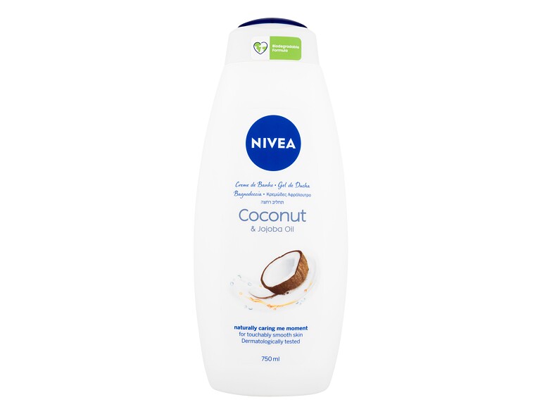 Duschcreme Nivea Coconut & Jojoba Oil 750 ml Beschädigtes Flakon