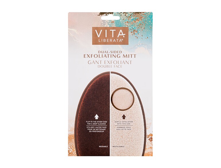 Körperpeeling Vita Liberata Dual-Sided Exfoliating Mitt 1 St. Beschädigte Verpackung