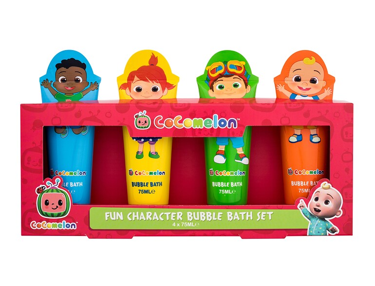 Badeschaum Cocomelon Fun Character Bubble Bath Set 75 ml Beschädigte Schachtel Sets