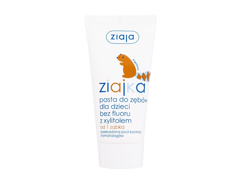 Dentifrice Ziaja Ziajka Xylitol Toothpaste Fluoride Free 50 ml