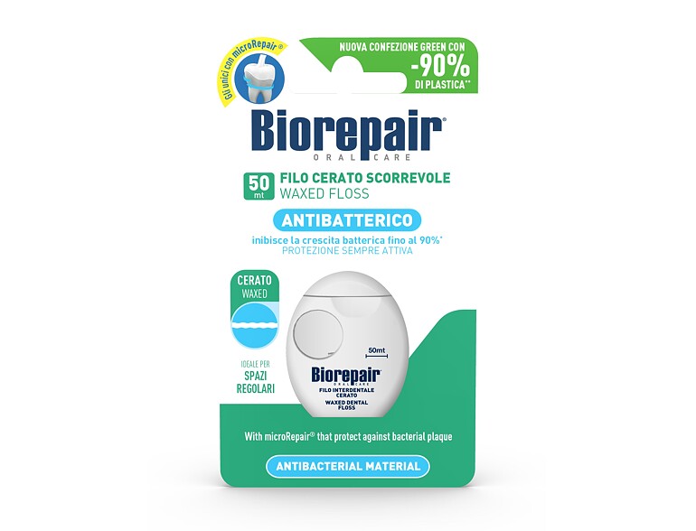 Zahnseide Biorepair Antibacterial Waxed Floss 1 St.