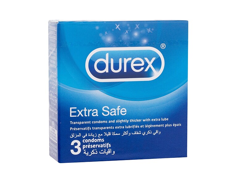 Kondom Durex Extra Safe 3 St. Beschädigte Schachtel