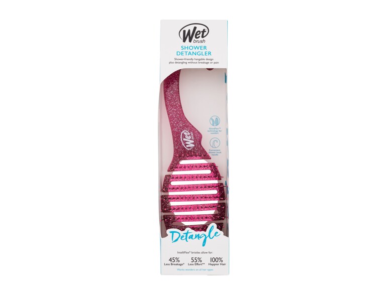 Haarbürste Wet Brush Shower Detangler 1 St. Pink Glitter