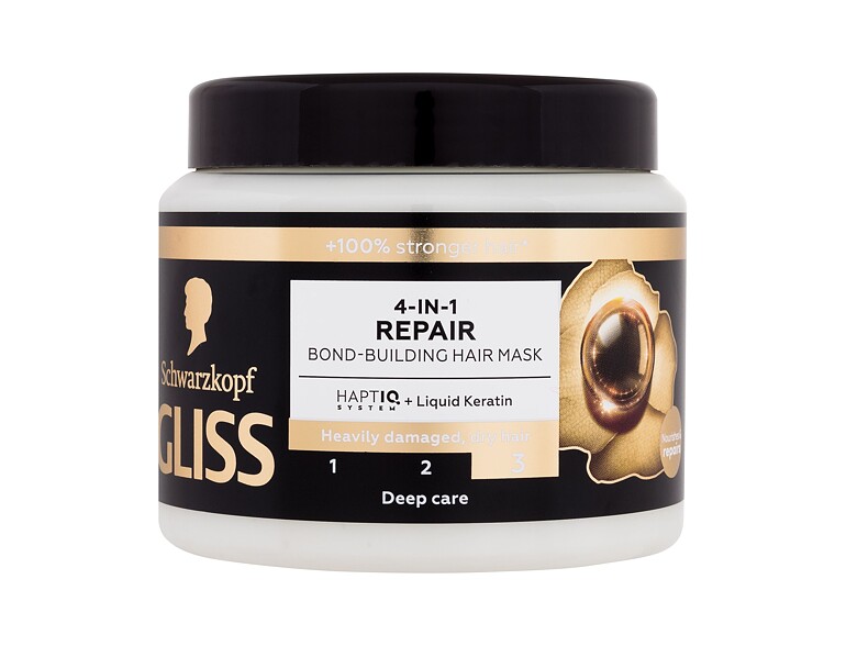 Haarmaske Schwarzkopf Gliss Repair 4-in-1 Hair Mask 400 ml