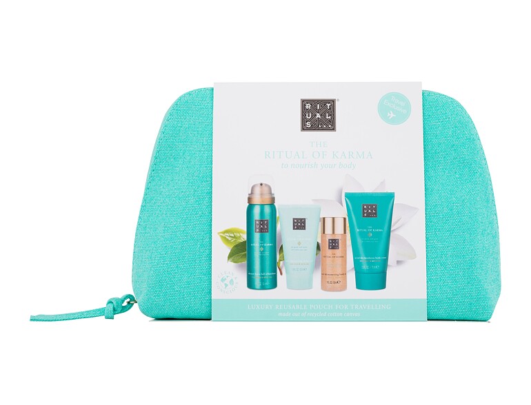 Körpercreme Rituals The Ritual Of Karma Luxury Reusable Pouch For Travelling 70 ml Beschädigte Verpackung Sets