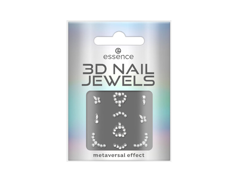 Maniküre Essence 3D Nail Jewels 02 Mirror Universe 1 Packung