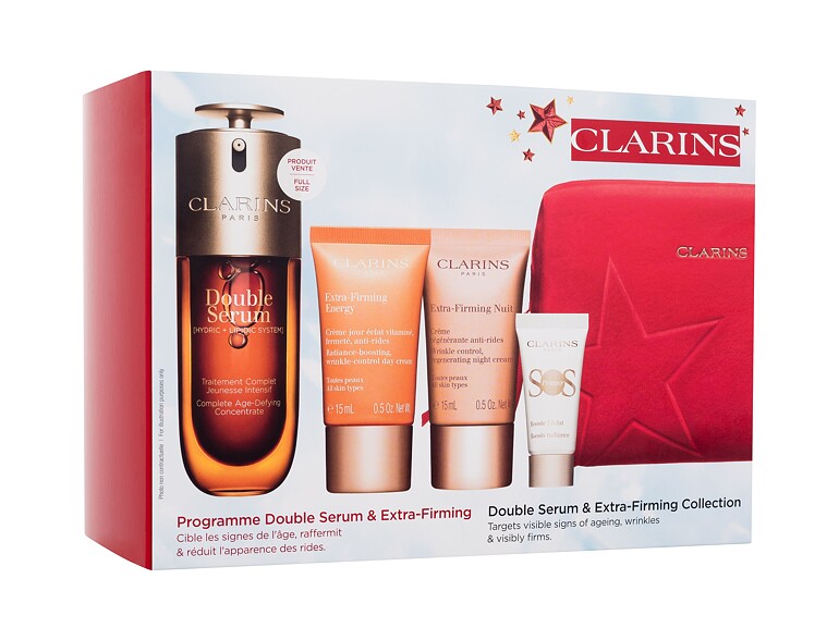 Gesichtsserum Clarins Double Serum & Extra-Firming Collection 50 ml Sets