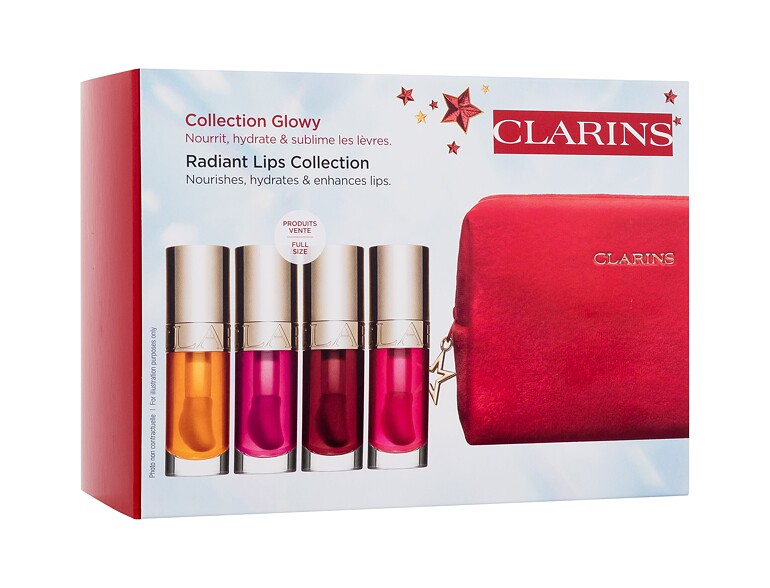 Lippenöl Clarins Lip Comfort Oil Radiant Lips Collection 7 ml Sets