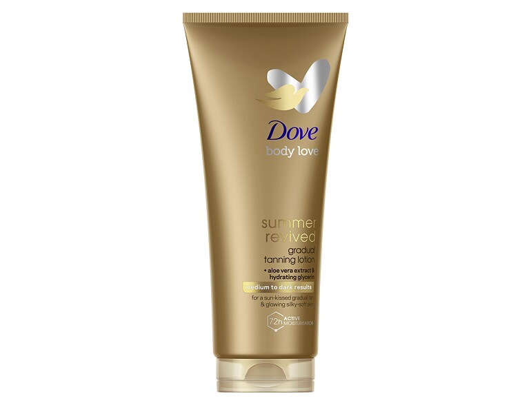 Selbstbräuner Dove Body Love Summer Revived Gradual Tanning Lotion 200 ml Medium to Dark